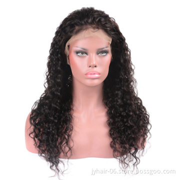 Eli Full Lace Wigs Water Wave 100% Brazilian Virgin Human Hair For Black Women